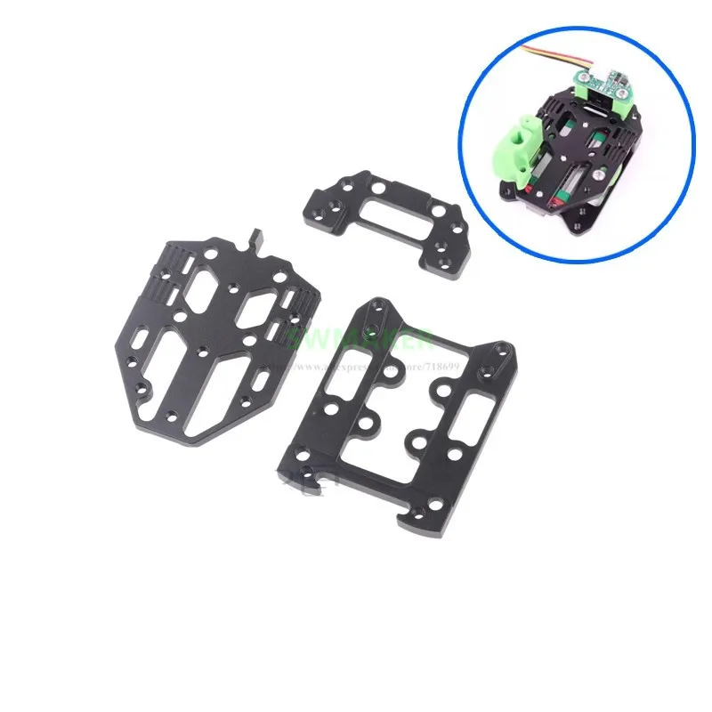 Voron 2.4 Trident CNC Aluminum Alloy Fixed Seat, Voron Tap OptoTap SB Extrusion Head, MGN9H Guide Rail Aluminum Parts