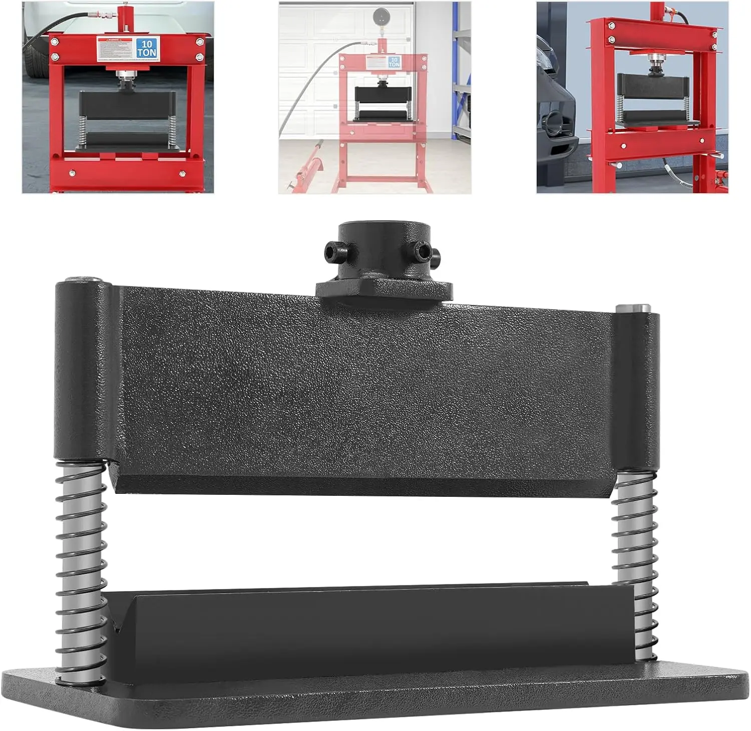 

12"Press Brake Attachment Kit, Press Bending Brake Attachment For 12-20Ton Hydraulic Shop Presses, Heavy-Duty Metal Bending Tool