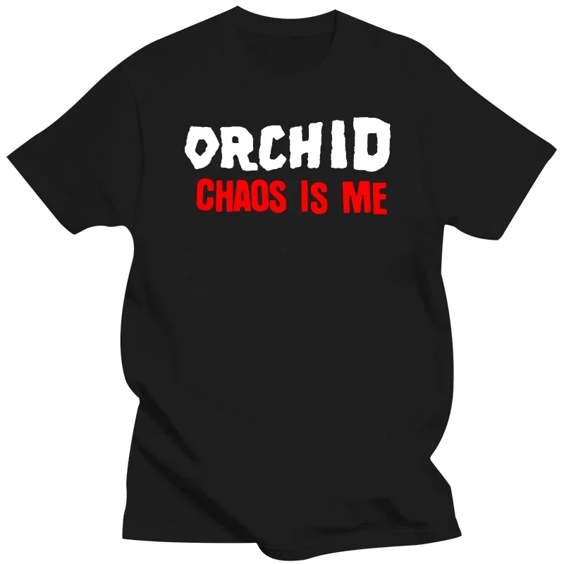 Orchid Chaos is me (screamo emo hardcore) band shirt  men clothing  oversized t shirt  harajuku