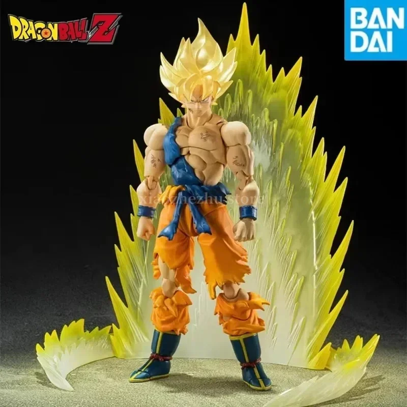 

Драконий жемчуг Z Goku S.H. Фигуртс супер сайян битва повреждения Bandai Оригинал Tn15th юбилей ограниченный выпуск любимая модель игрушки