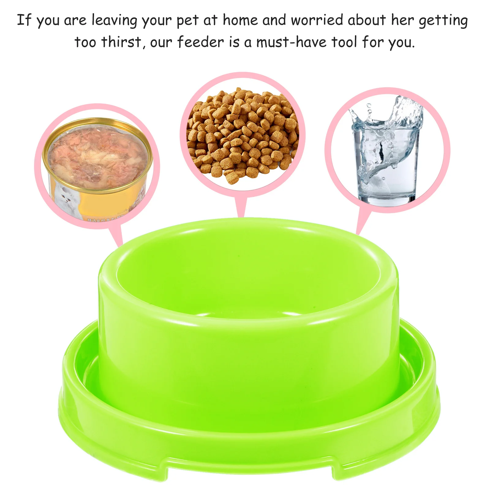 

Anti-Ant Pet Bowl Thick Plastic Feeding Dish For Small Dogs Cats Puppies Chihuahua Teacup Deer Dog Pet Feeding Dog Food