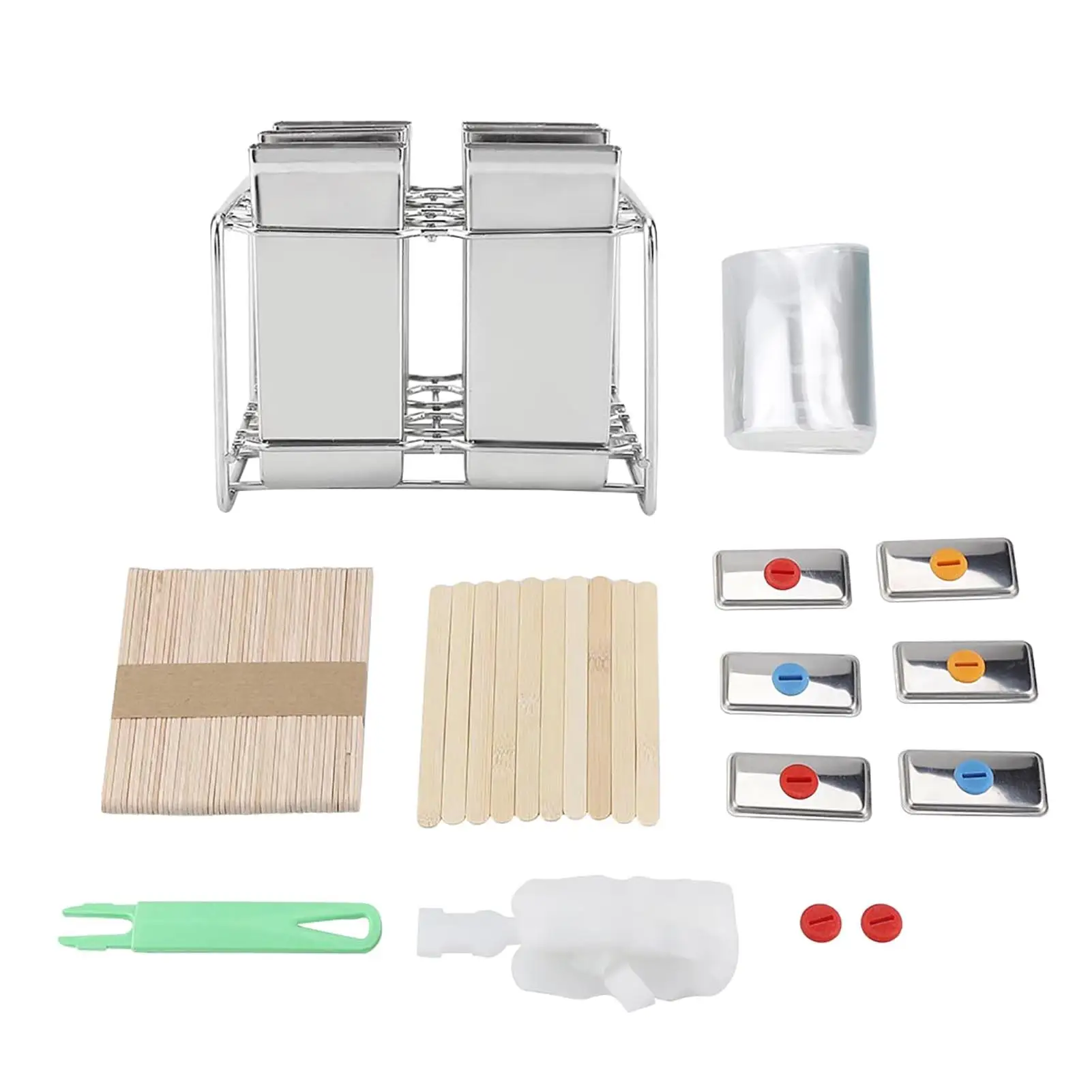 

Stainless Steel Ice Cream Molds DIY Popsicle Maker Tools for Home and Kitchen 3#