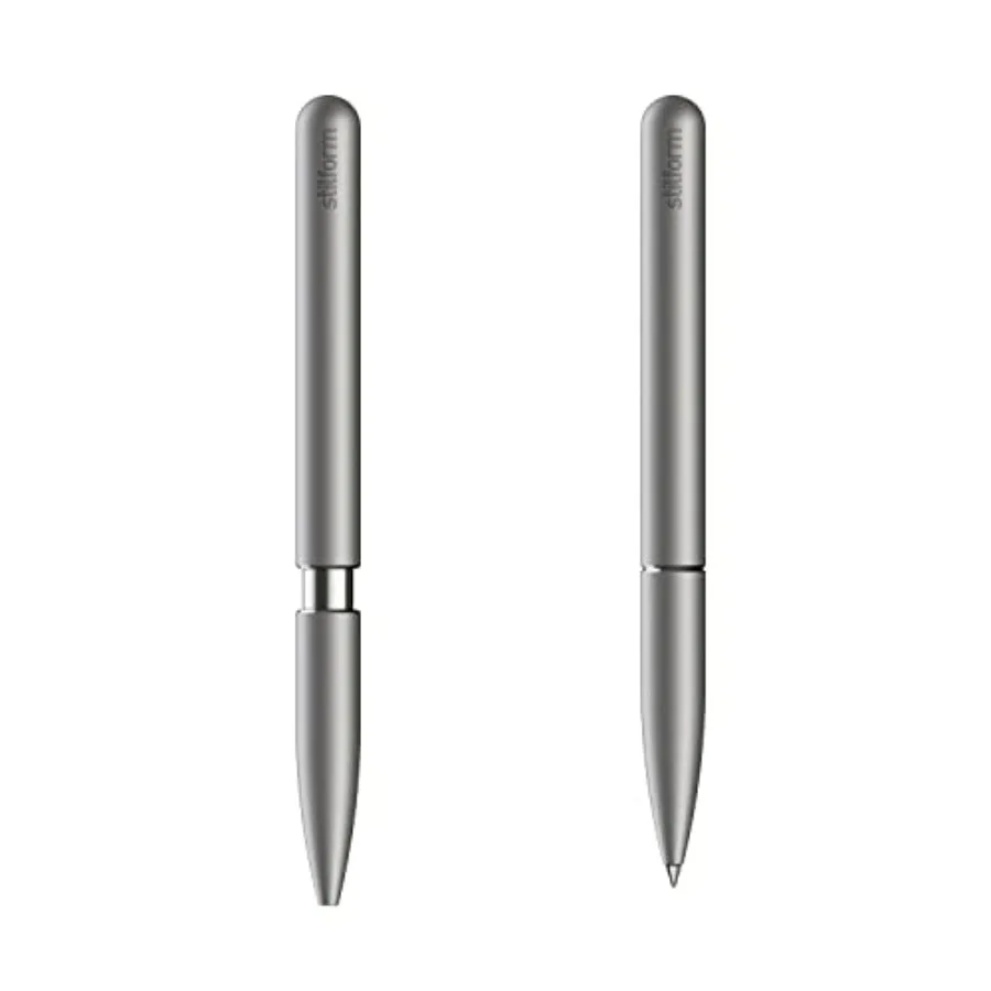 

200035 Ballpoint Pen - Patented Sliding Cap with Magnetic Mechanism - Titanium DLC