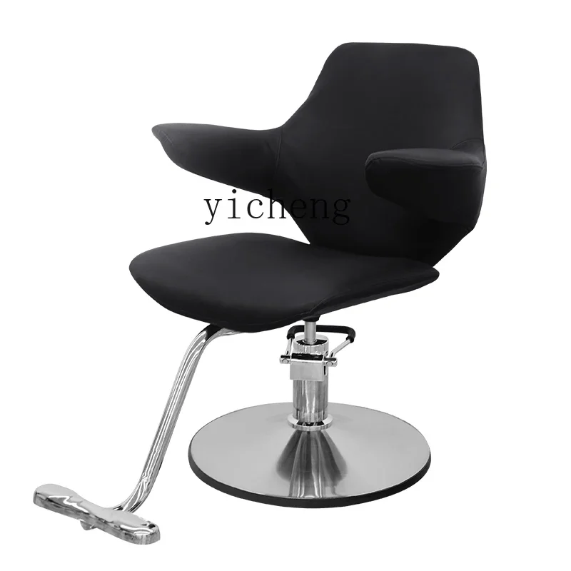 XL barber chair, reclining rotating lift hair cutting chair for hair salon