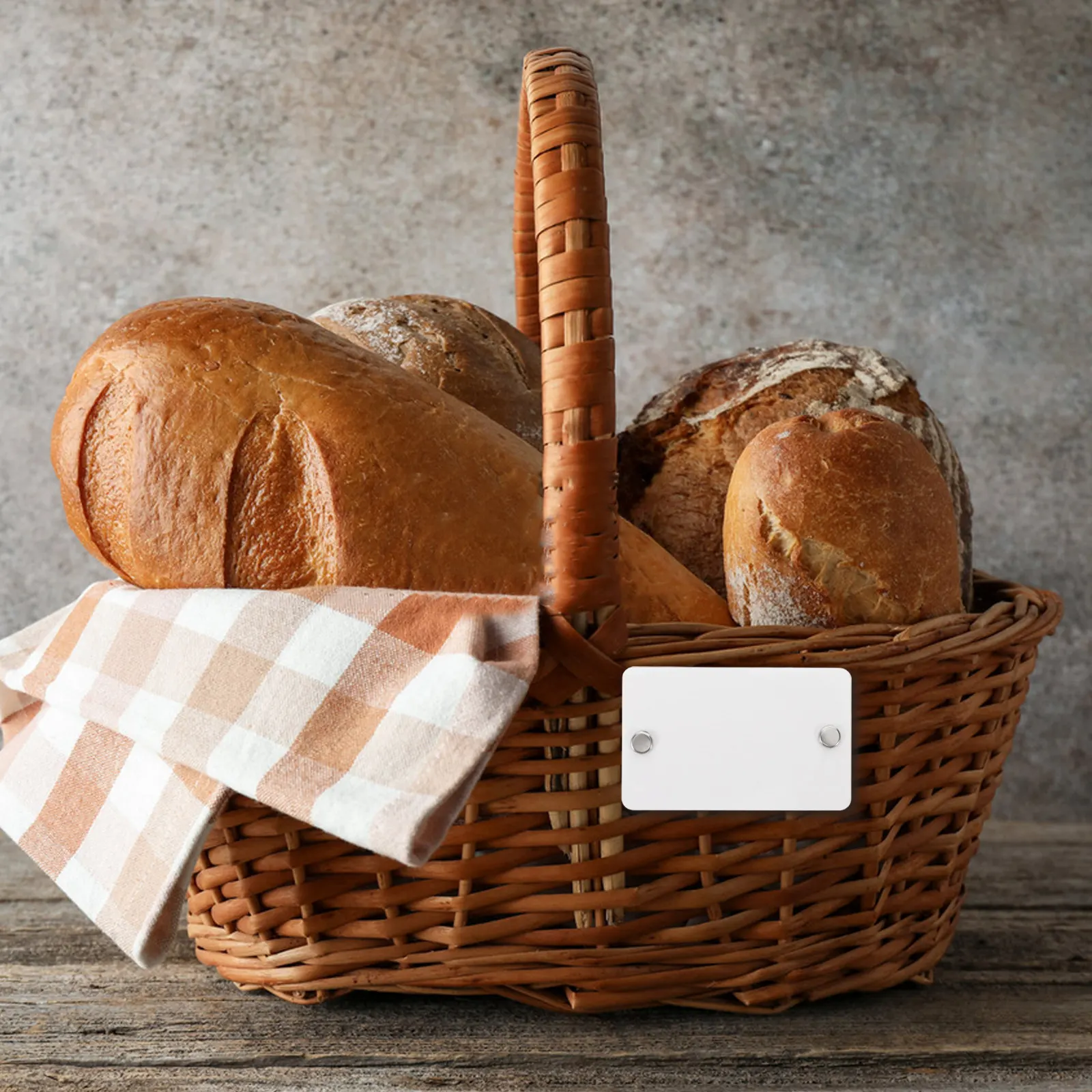 

10 шт. пустых этикеток для корзин, 3x2 дюйма, из ротанга и акрила, для кухонного хранения, органайзеров для кладовой, акриловые бирки для контейнеров