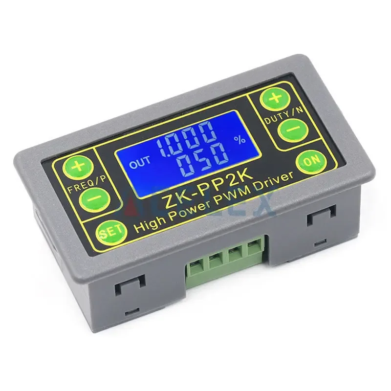 ZK-PP2K PWM DC 3.3~30V 12V 24V Motor Speed Controller regulator 8A 150W Adjustable LED Dimmer Pulse Frequency Duty Ratio