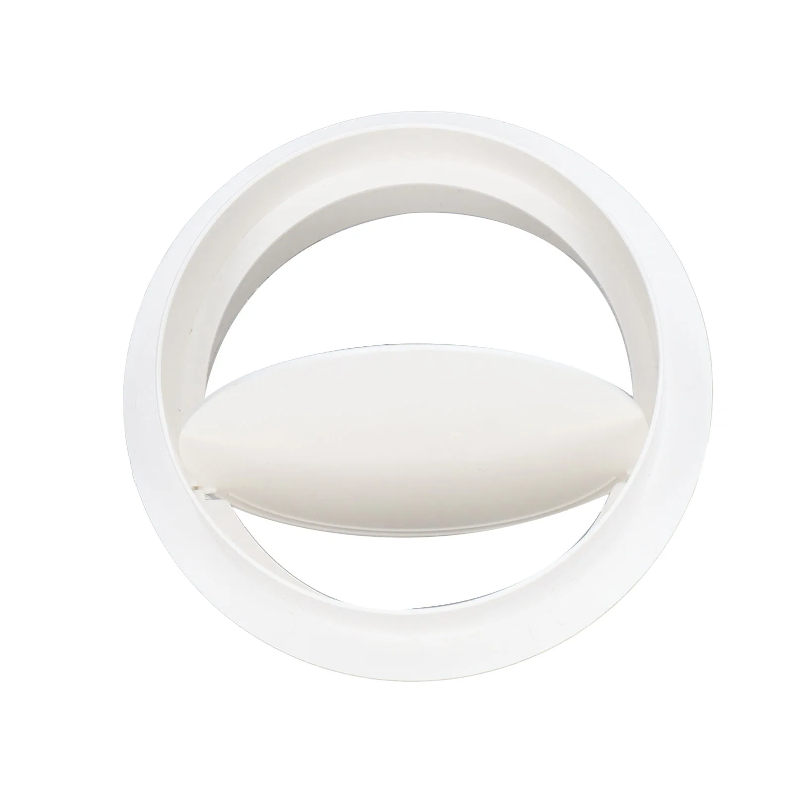 Backdraft Damper 6in Draft Blocker 1 Way Airflow Stopper ABS Duct Damper Connector Accessory
