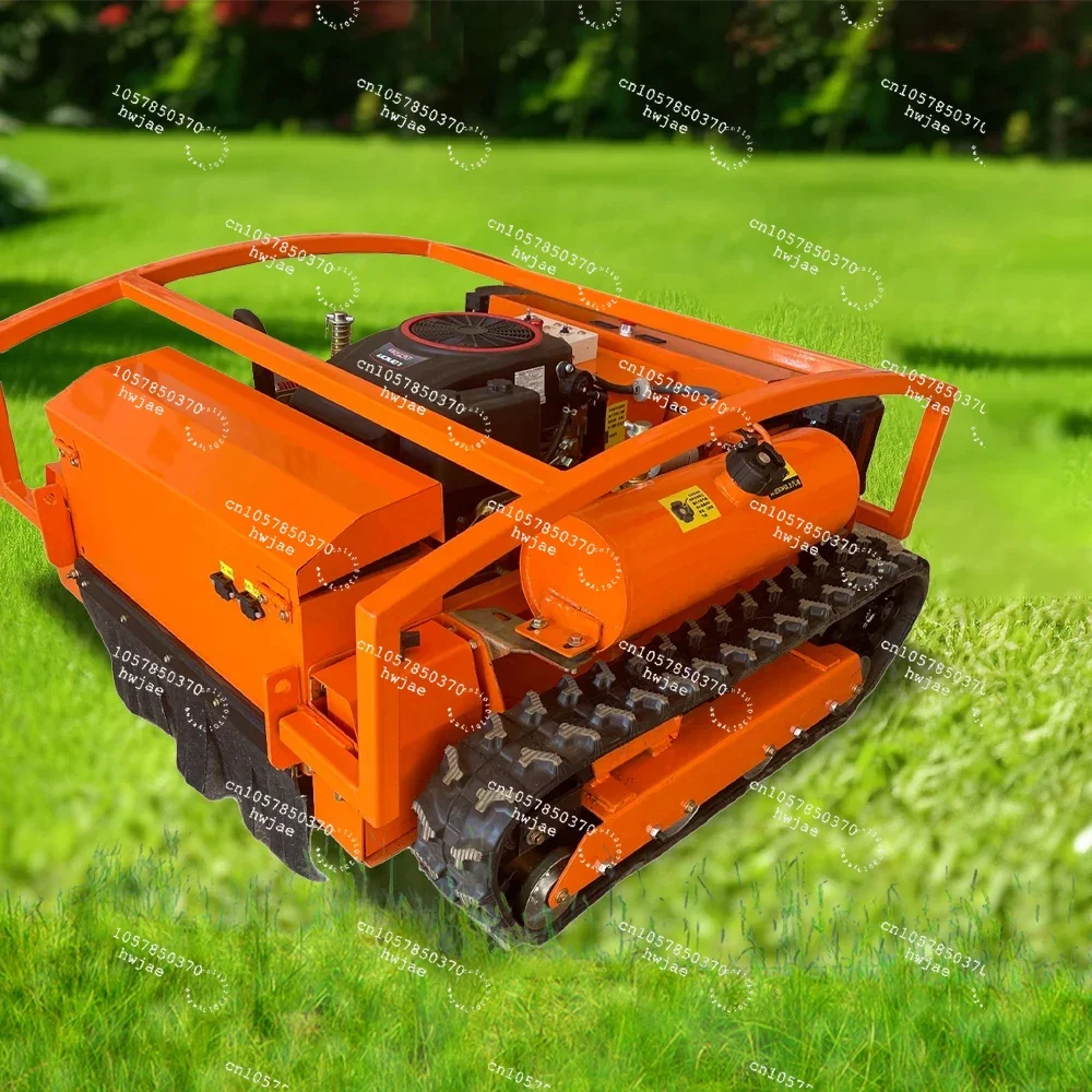 Self-propelled lawn mower garden reclamation fully automatic weeder lawn mower crawler remote control lawn mower