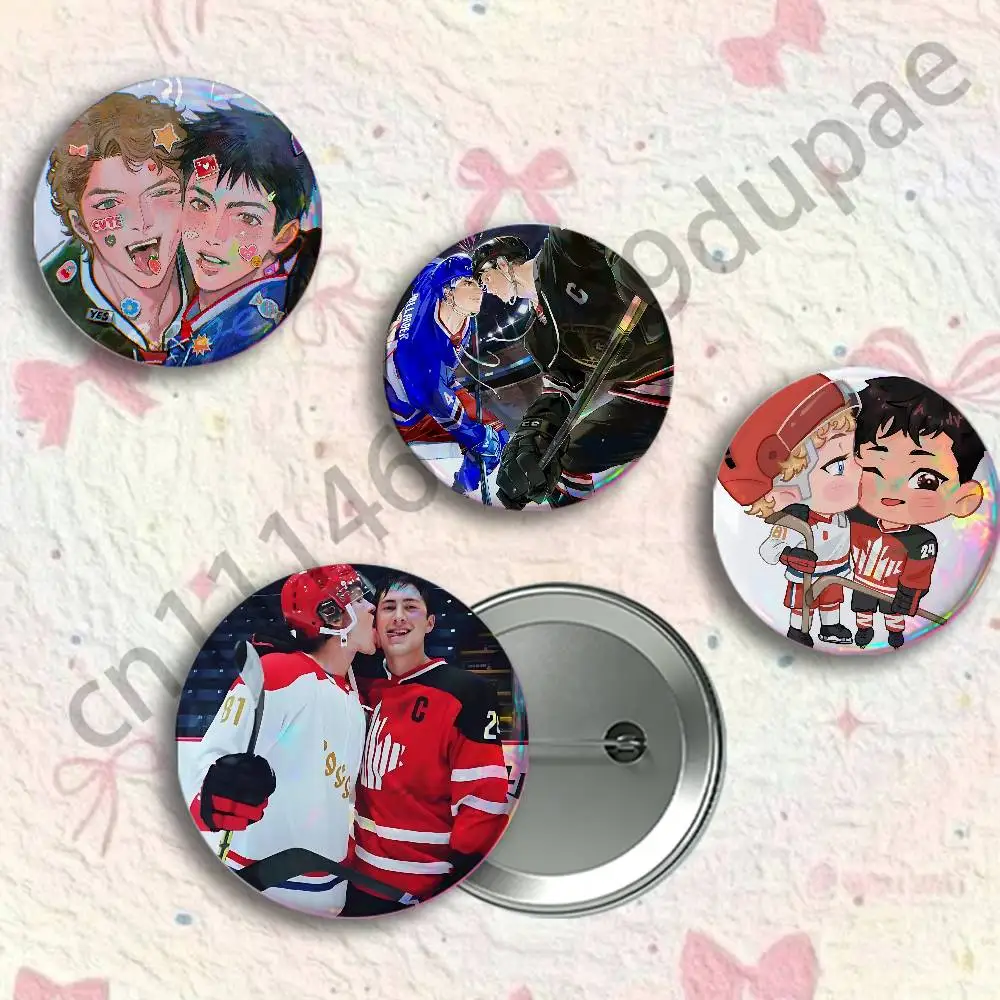 chibi H-Heated R-Rivalry Badges 25 32 44 58 75 mm Round Customizable Wholesale Fan goods Self-made fan freebies TH