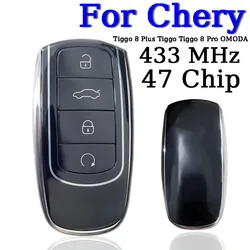 GO Key Car Smart Remote Key OEM Original For Chery Tiggo 8 Pro Tiggo 8 Plus Tiggo OMODA 434Mhz ID47/4A Chip Xcite X-Cross 7 Lada