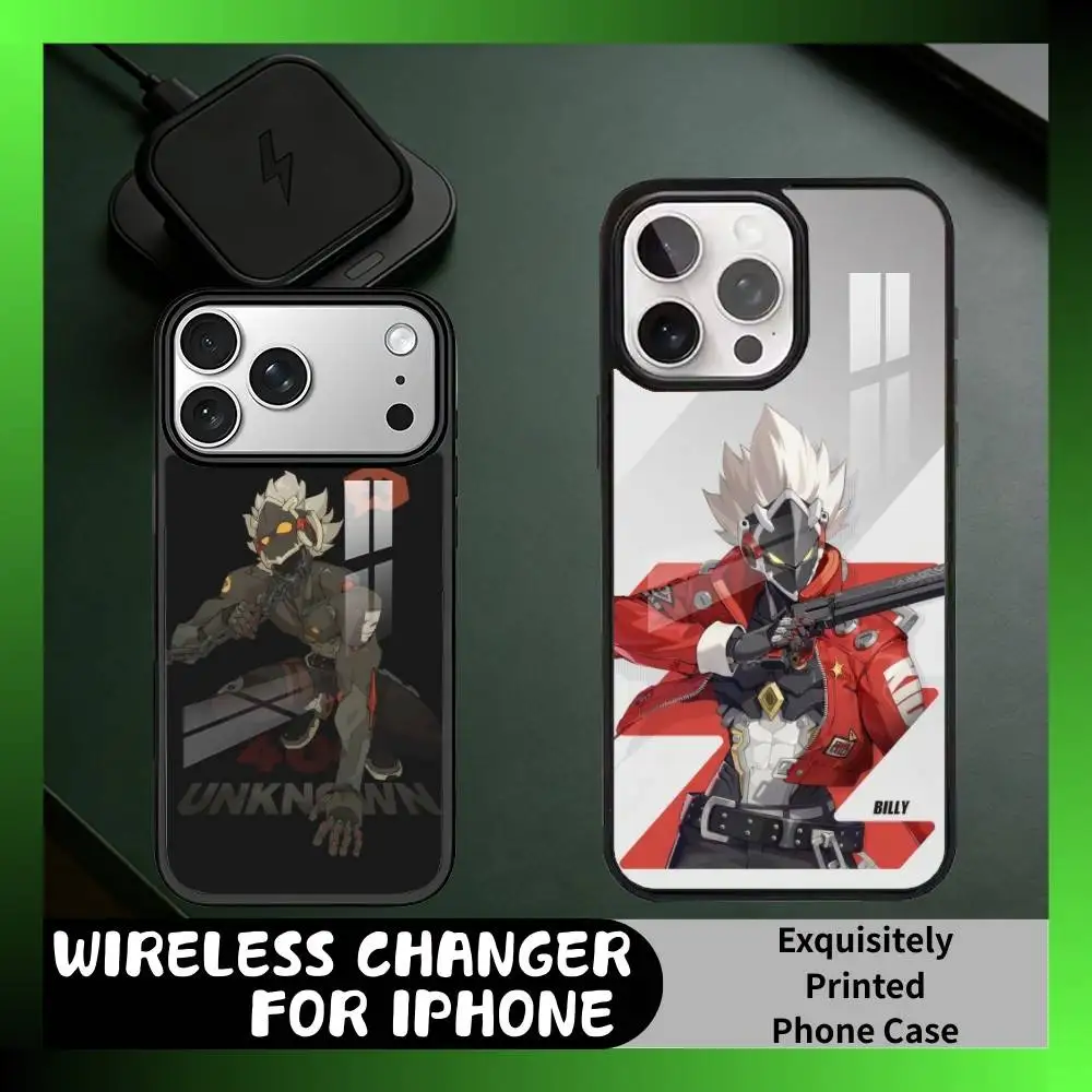 

B-Billy K-KID Game Z-Z-ZERO Character Phone Case For iPhone17,16,15,14,13 Plus,Pro Max Magnetic For Magsafe Wireless Charging