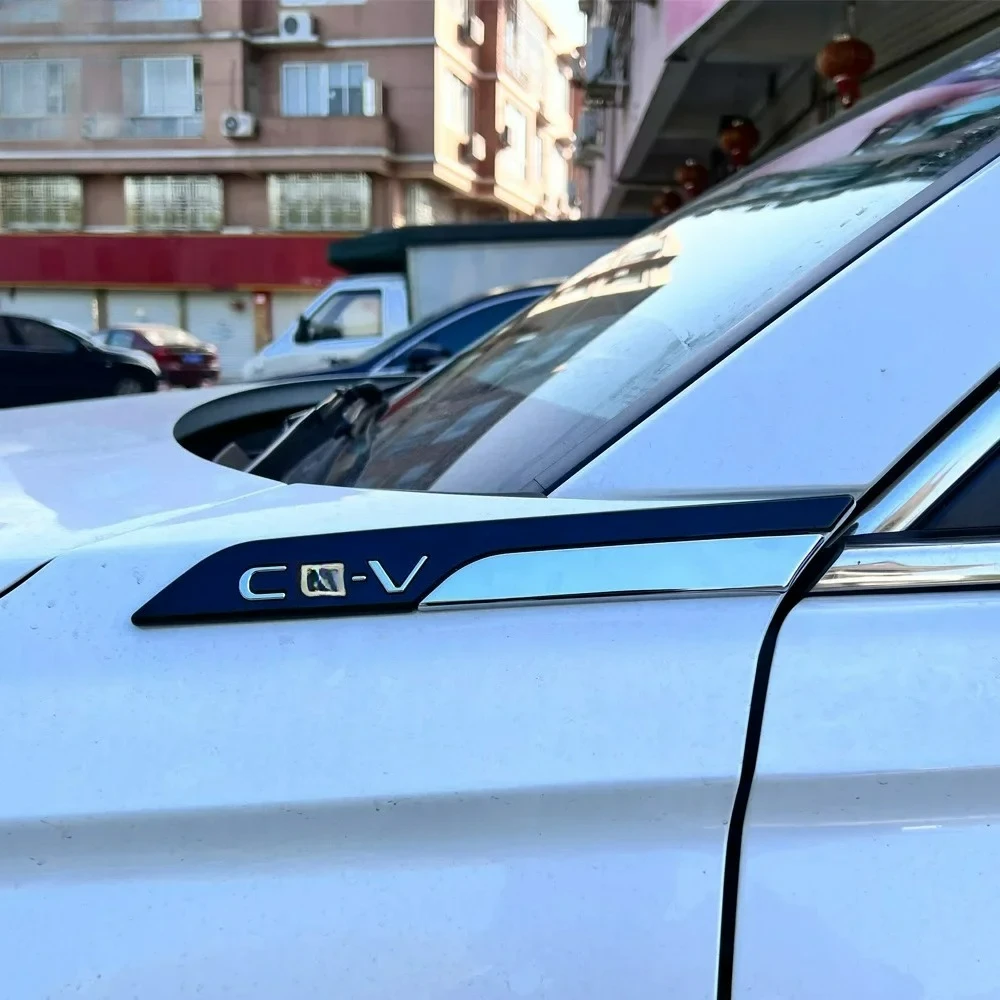 

For Honda CRV CR-V 2023 2024 Accessories Door Body Mouldin Wing Side Badge Fender Emblem Sticker Cover Moulding Outside Body