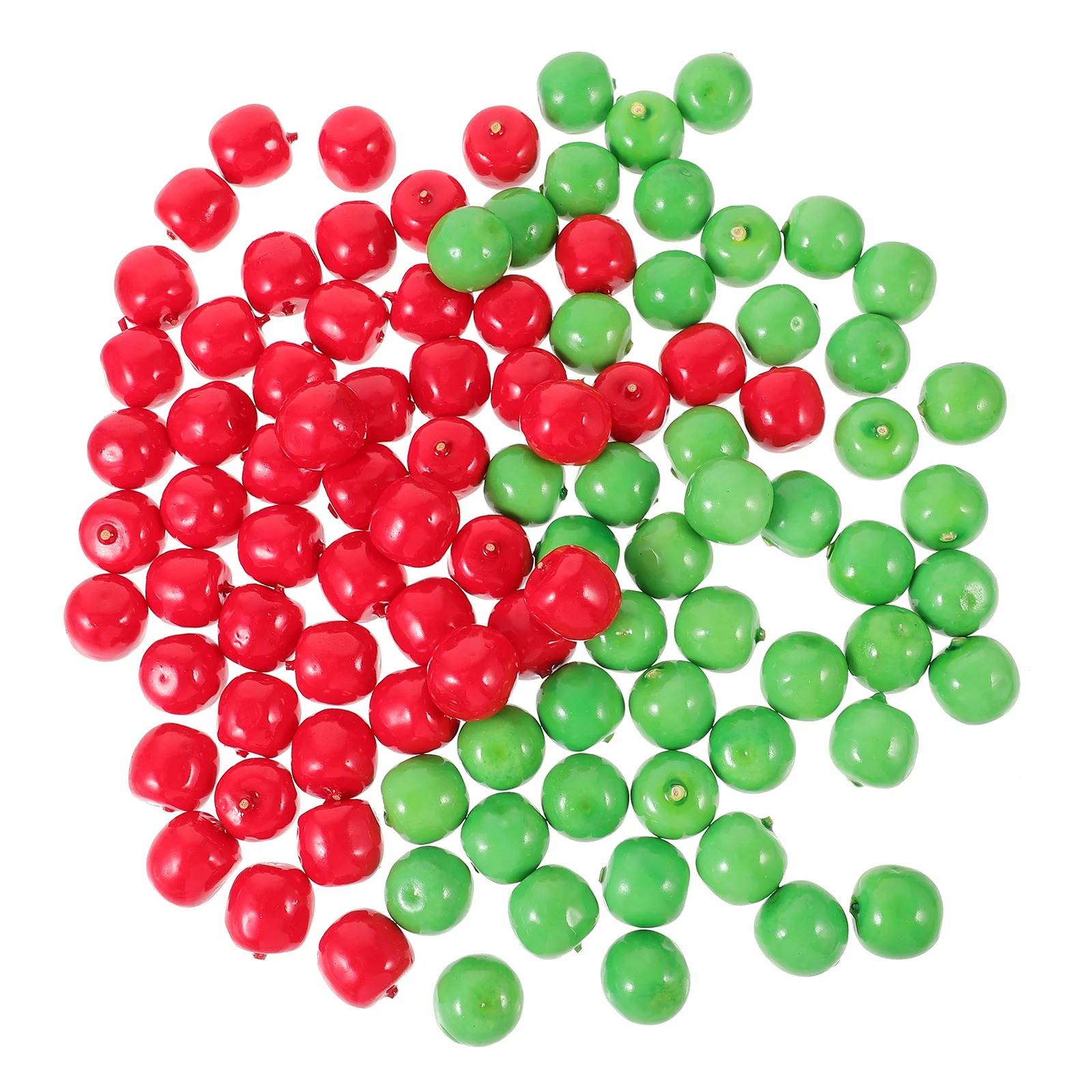 

100Pcs Artificial Mini Foams Charms Fake Fruit Ornament Showcase Prop Table Decor Foams Fruit Showcase Prop