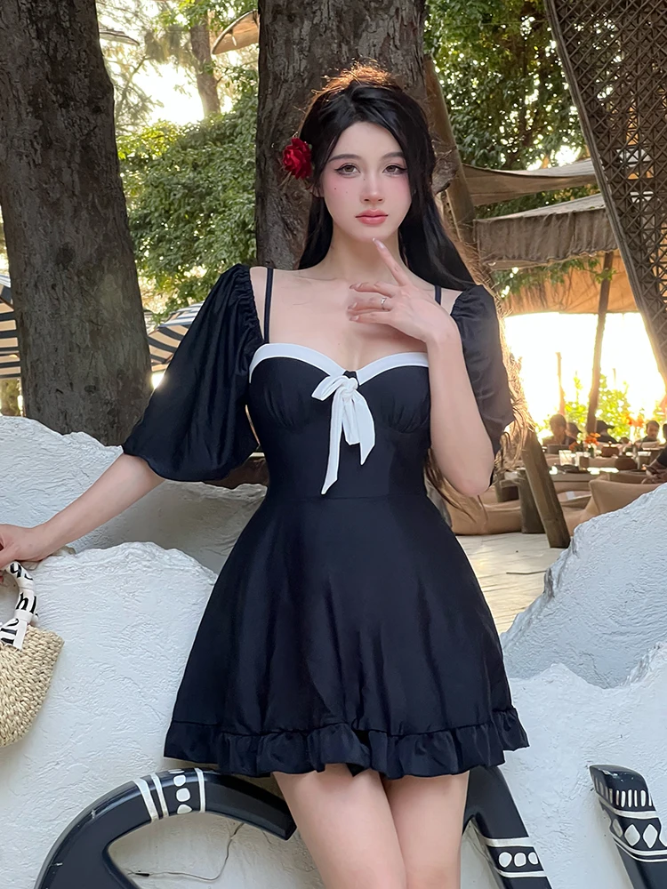 

Купальник с эффектом коррекции фигуры и стальным бретелью для женщин, повседневный, цельный, для термальных источников, больших размеров