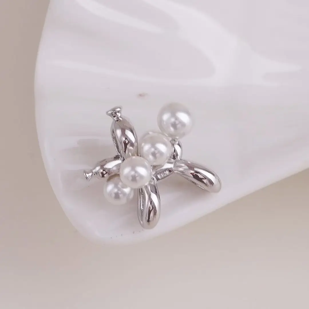 

Форма собаки, подвеска из стерлингового серебра 925 пробы, базовые фурнитуры, крепления, фурнитура для ювелирных изделий для жемчуга 4-5 мм, 3 шт./лот