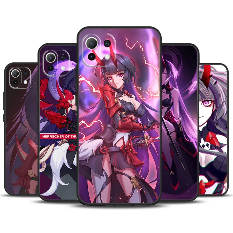 Herrscher of Thunder Honkai Impact 3 Case For Xiaomi 13T 14 Pro 11T 12T 12 13 Lite POCO X6 X3 X4 X5 F5 Pro F3 M5s M6 Pro Cover