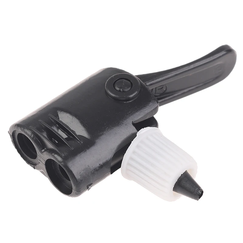 Bicycle Pump Nozzle Hose Adapter Double Head Pumping Valve Converter Inflatabl