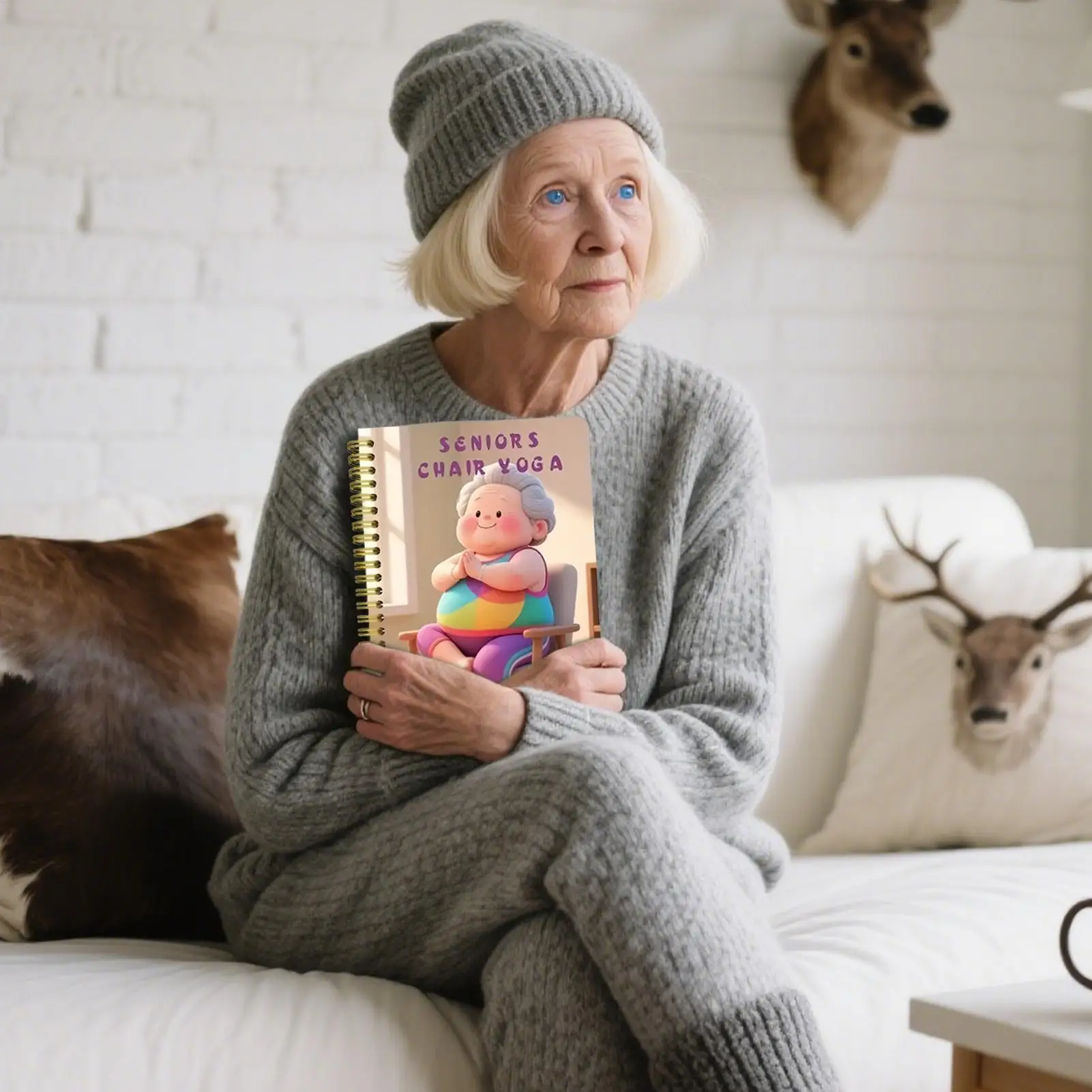 高齢者向けヨガ 椅子エクササイズチャート バランストレーニング用フィットネスプランナー 減量ダイエット 高齢者向け毎日の健康 男性 家庭 女性