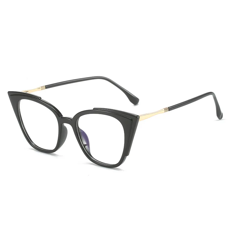 Gafas transparentes con montura de ojo de gato para mujer, montura transparente, a la moda