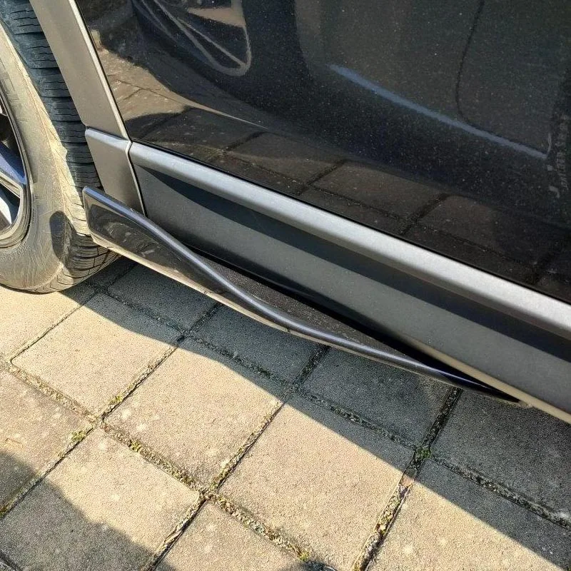 1 Paar Universal Auto Heckstoßstange Lippe Trim Schutz Auto Seitenschweller Abdeckung Auto Eckstoßstangenschützer mit Schrauben