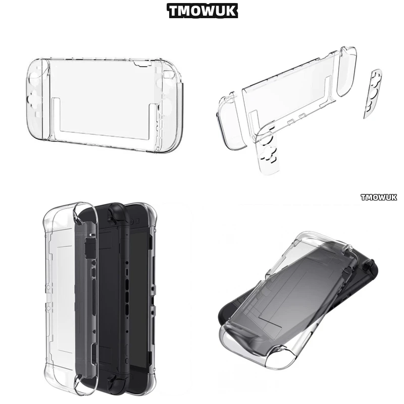 

For Nintendo Switch2 - Slim Fit Transparent Case With Accessory Storage Compartment
