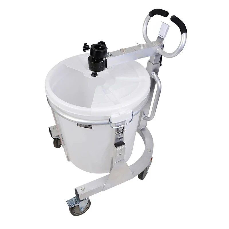 80L 2050W Por- Self-Leveling Cement Mixer Small - Mixing Station for Home Construction Mixing Mortar Concrete