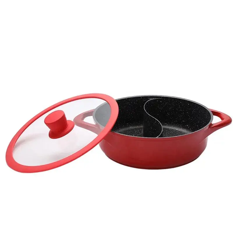 Soup pot hotpot Stew Pots non-stick pan Cookware kitchen cooking tool Induction gas cooker casserole shabu instant