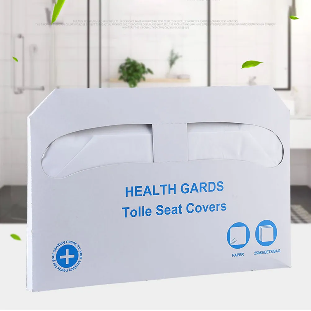 250 Sheets Premium Wood Pulp Toilet Cushion Flushable Disposable Toilet Pad Hygienic Lightweight Seat Protector for on The Go - view 5
