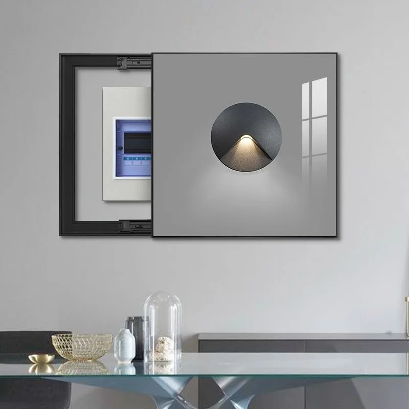 

Декоративная роспись для электросчетчика, современная и простая квадратная накладка-панно для маскировки коробки, настенная картина для распределительной коробки.