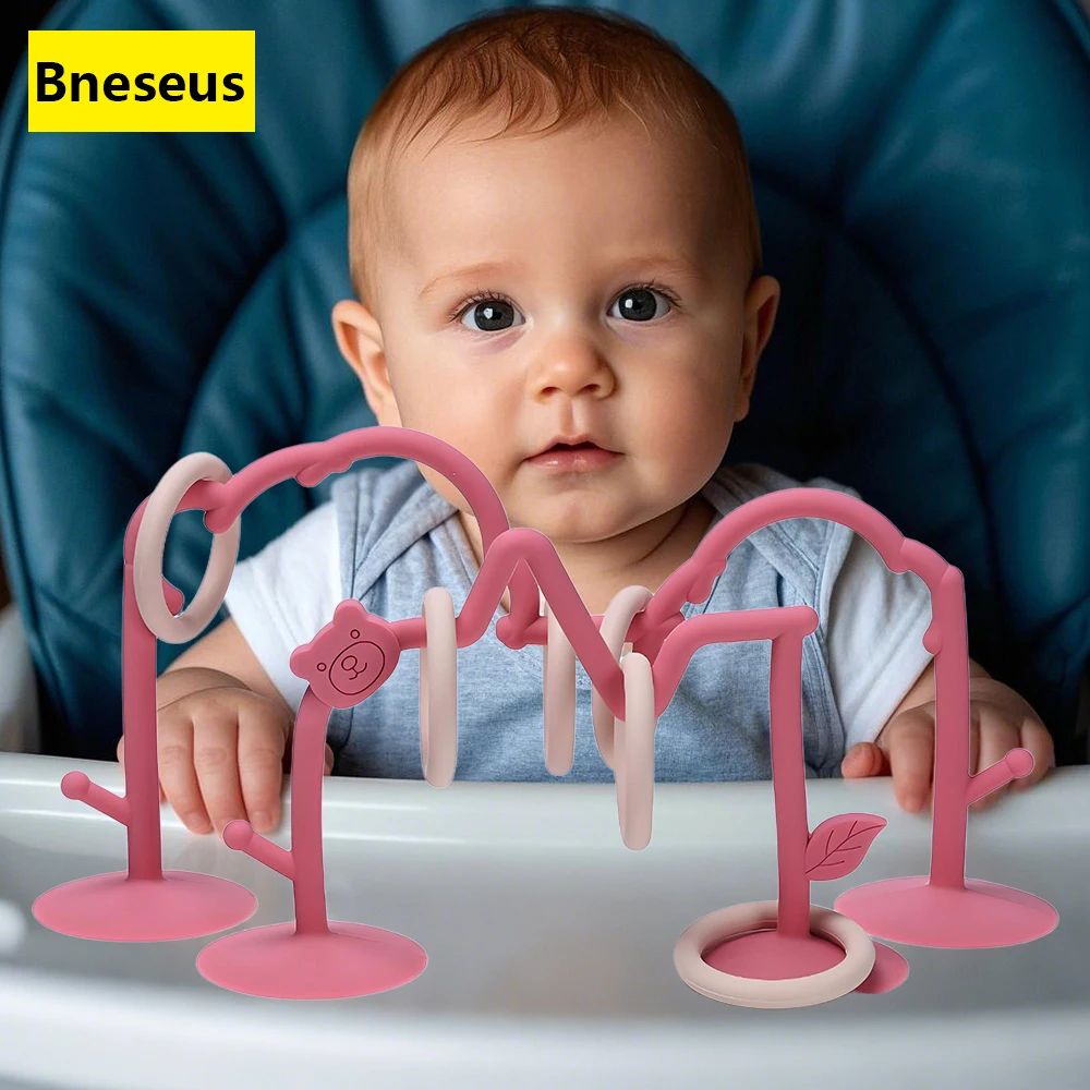 

Детская игрушка Bneseus, силиконовая развивающая игрушка, игрушка Монтессори для младенцев, трек для прорезывания зубов, лабиринт, силиконовые американские горки, аксессуары для цепочки из бисера