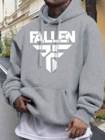 Men's Casual Red Hoodie with \