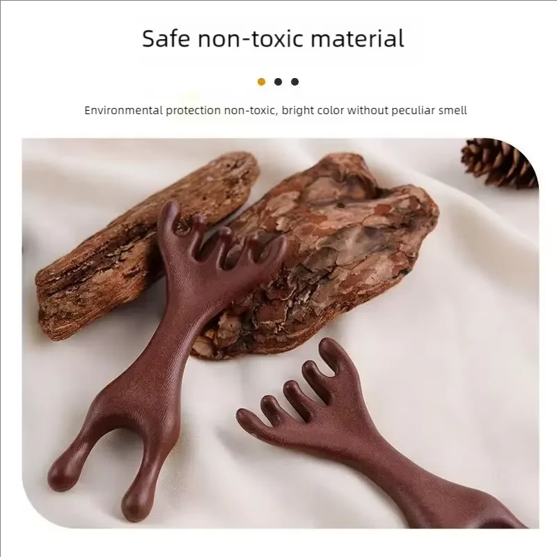 Eye Area Massage Small Frog Thickened Massage Comb with Portable Wide Teeth Dual-Purpose New Product