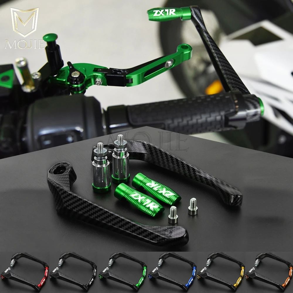 

Motorcycle Accessories Handlebar Grips Brake Clutch Levers Guards Protector For KAWASAKI Ninja ZX7R ZX7RR ZX-7R ZX-7RR 1989-2024