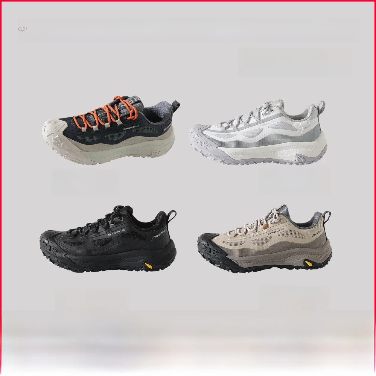 

Outdoor Sports All-Terrain Off-Road Running Shoes Anti-Slip Wear-Resistant Hiking Mountaineering Shoes for Men Casual Fashion