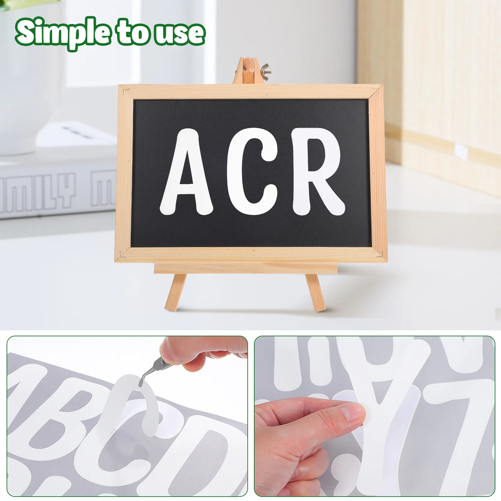 

Large Letter Stickers 3-Inch Alphabet Stickers For Kids Bulletin Board Poster Home Office School Decor Sticker Letters
