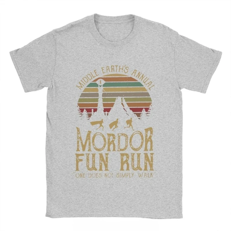 Mordor L-lords Of The R-rings T-shirt Clothing Vintage Short Sleeve Summer O-neck T Shirt Fitness Tshirt