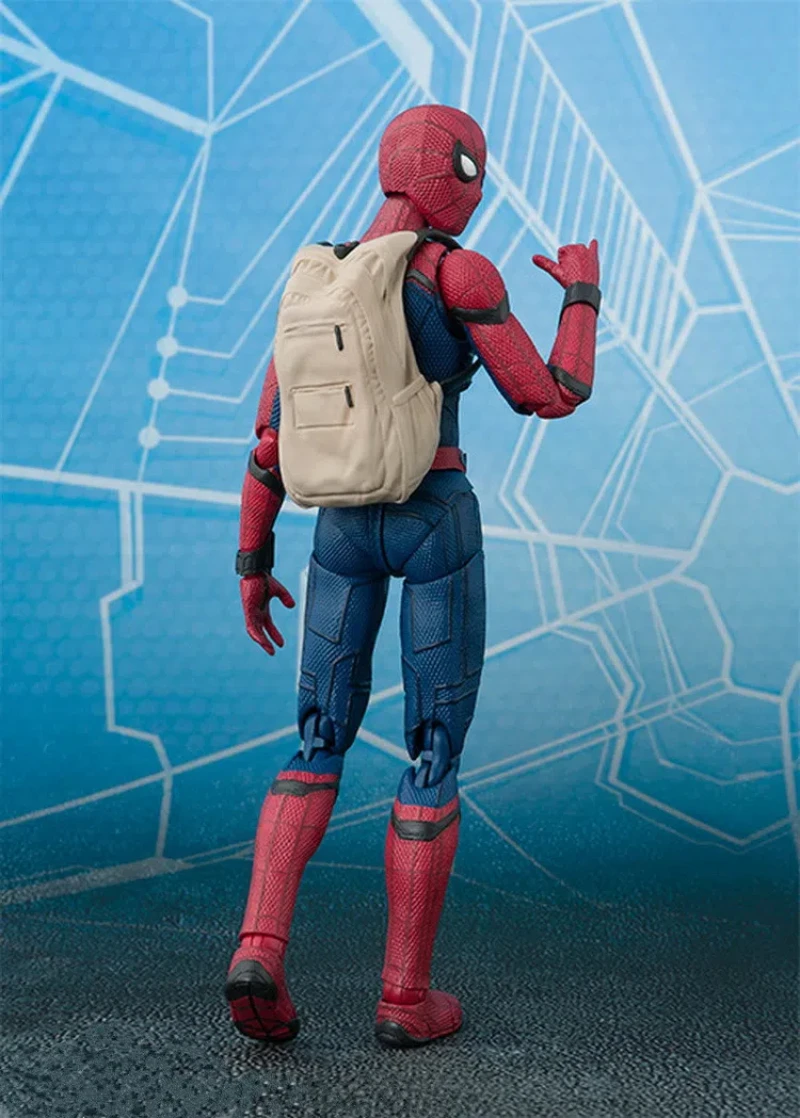 Movie Spider-Man Joint mobility Posture can be changed Action Figure PVC Model Statue Toys doll Desk Decor Christmas Gift boxed