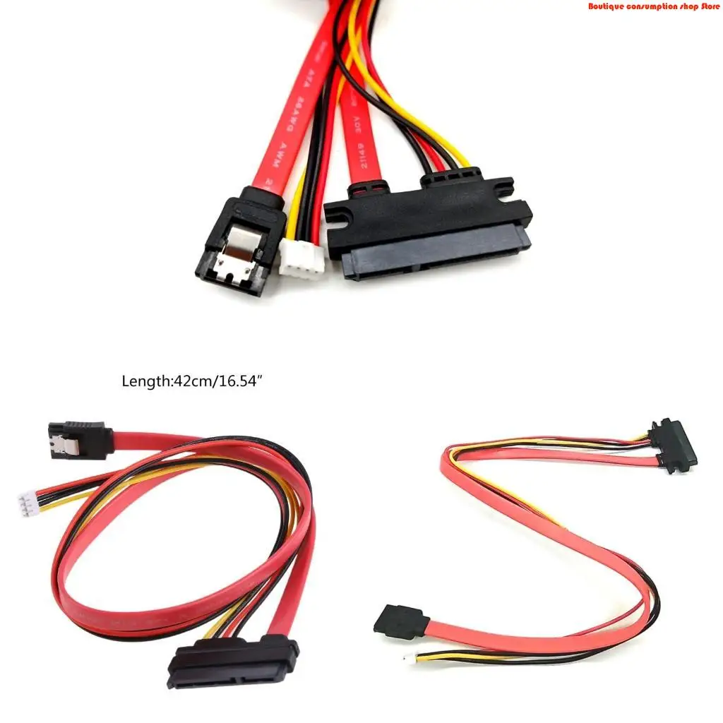 L9NA III 7 + 15 Data Extension Cable (22 Pin, Male to Female, 16.54in)