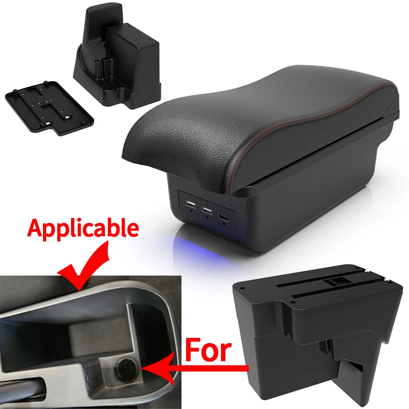 For Kia K3 special car armrest modified USB center console double layer storage box multi-function accessories interior 2023