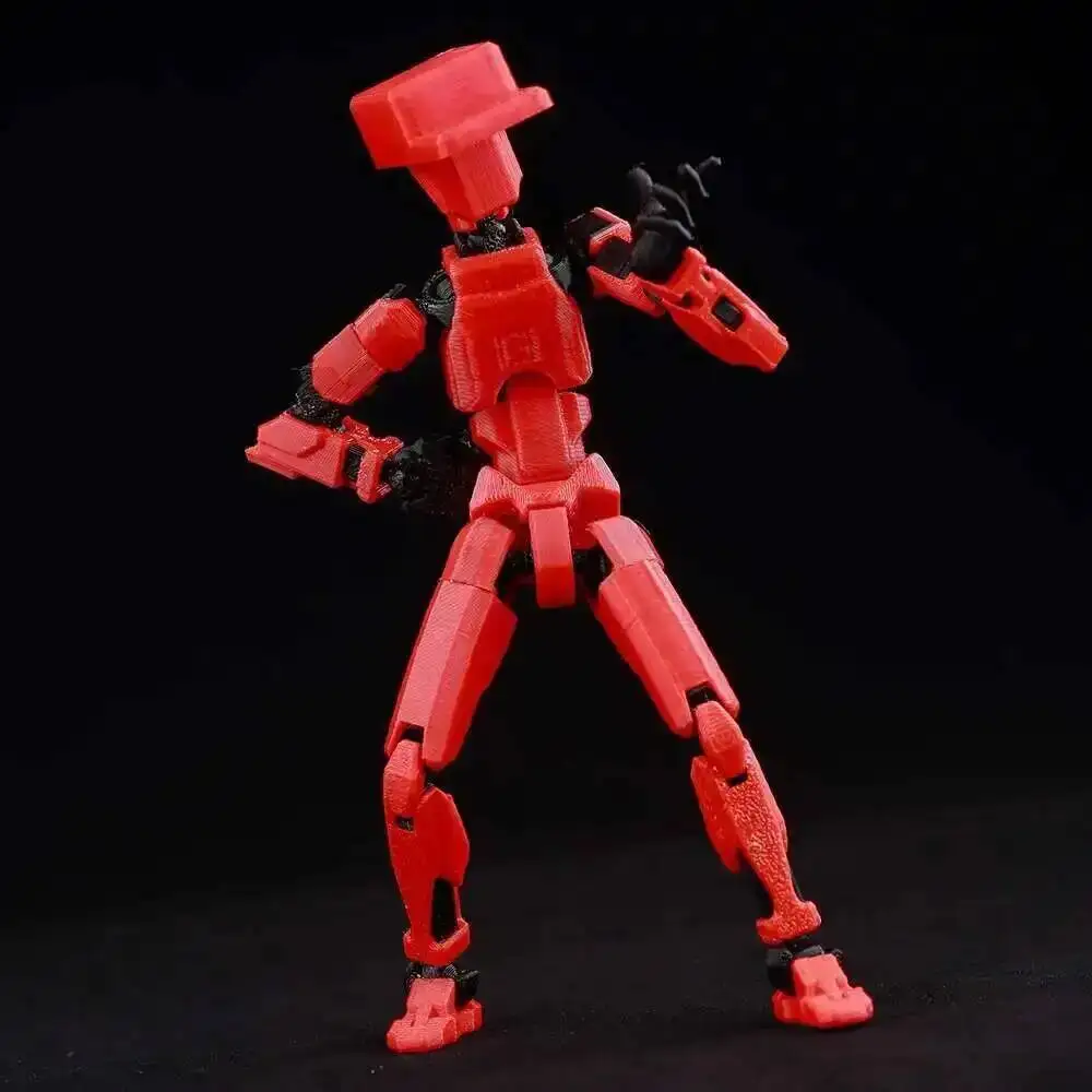 9L3D Gedruckte Lucky Dummy 13 Actionfiguren Titan13 Bewegliche Verwandlungs-Puppe Spielzeug für Eltern-Kind-Spiele – Detail 8