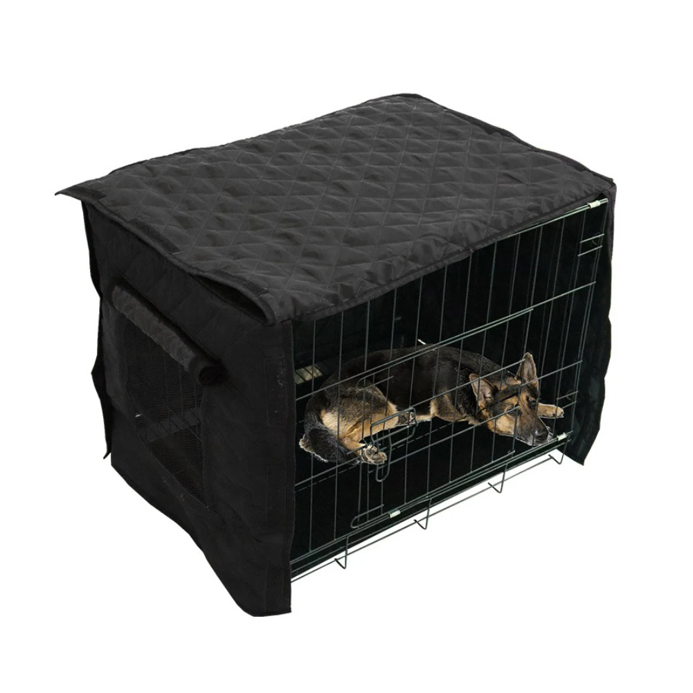 

For Indoor Quilted Dog Crate Cover Heavy Duty Water Resistant Fabric Fits Most Wire Crates 36inch 42inch 48inch Sizes