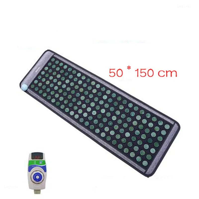 Jade beauty mattress single far-infrared heating therapy sweat evaporate germanium stone ms tomalin electric care pad