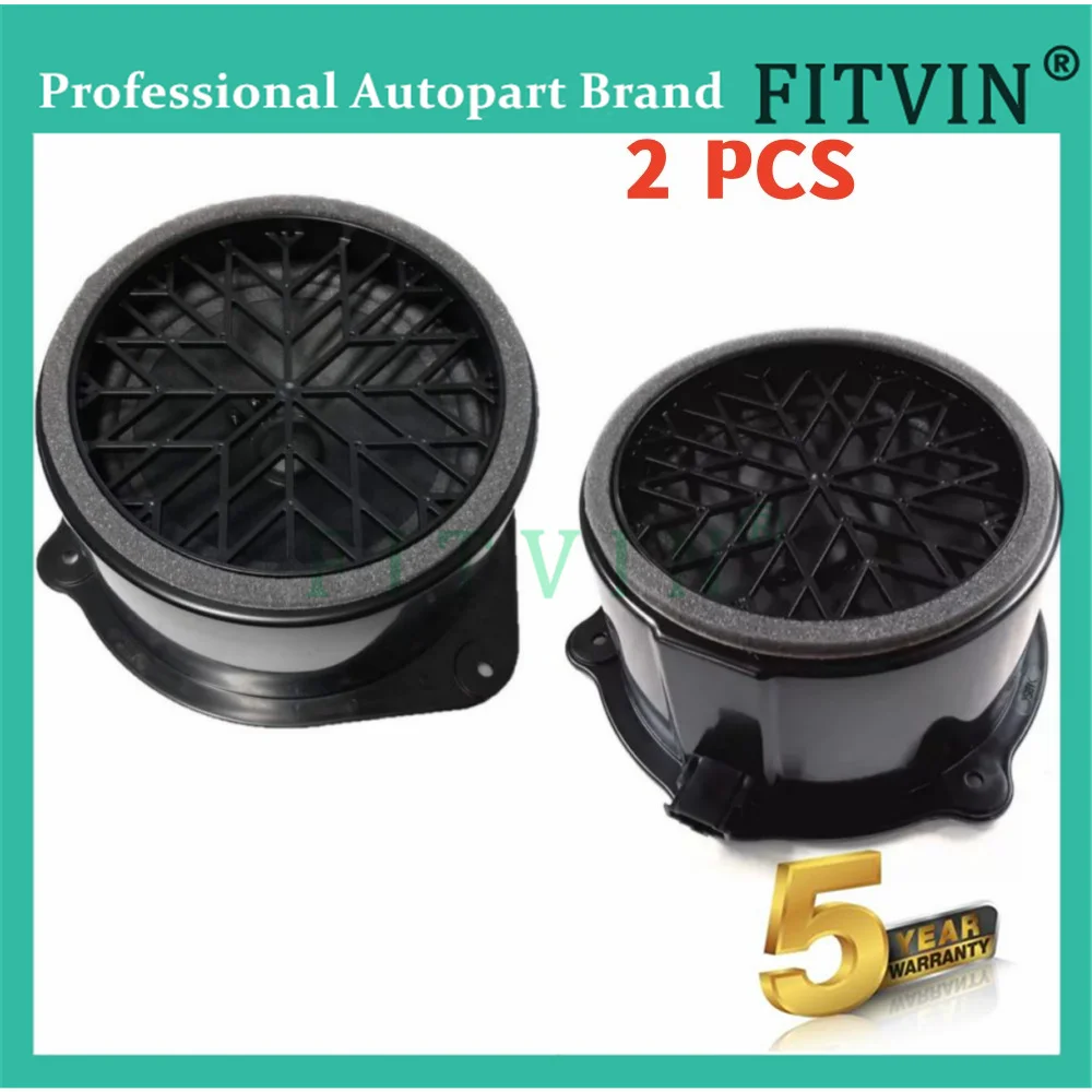 New 2PCS Sound System Rear Door Mid Range Speaker For Audi A6 S6 QUATTRO 2005-2011 C6 Q7 2007-2014 4F0035415 4F0 035 415