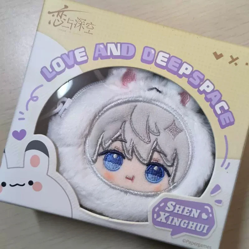 Official Merch IN STOCK Game Anime Love and Deepspace Cos Sylus Caleb Xavier Rafayel Zayne 9cm Plush Headphone Case Pendant Gift