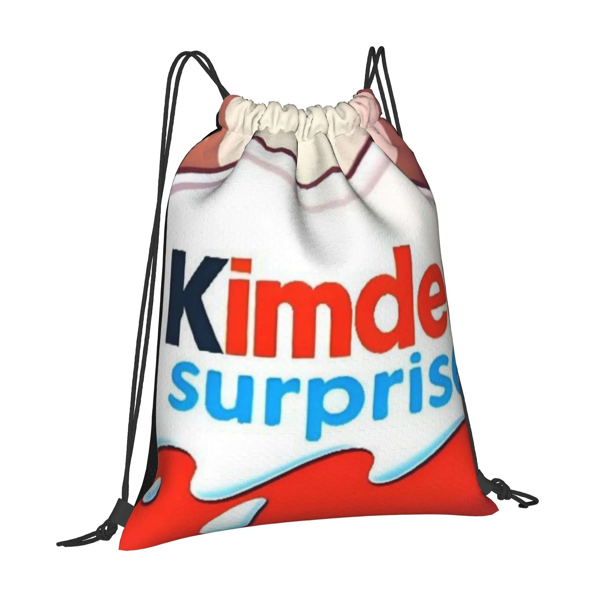 Kinder Bueno 13 kinder  Multi-function Pocket Men Women Storage Backpack Teenager Travel Bag Print Drawstring Bags