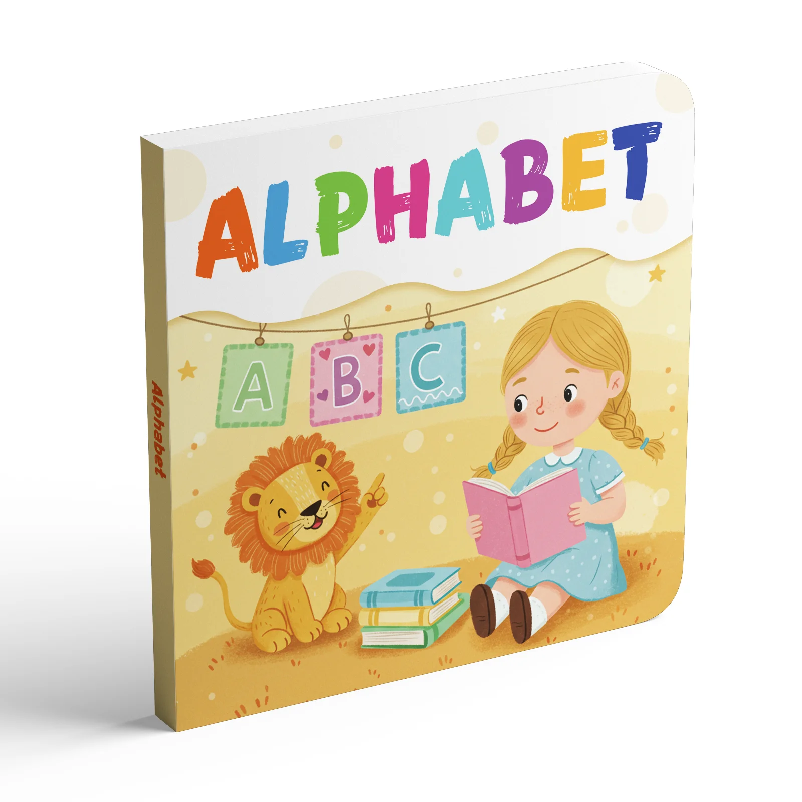 Children's word practice book, cute cartoon patterns, preschool early education activity book, fun English learning