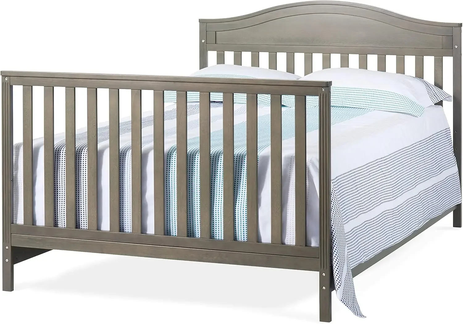 Kindercraft Sidney 4-In-1 Converteerbare Wieg, Babywieg Verandert In Dagbed, Peuterbed En Full Size Bed, 3 Verstelbare Matras