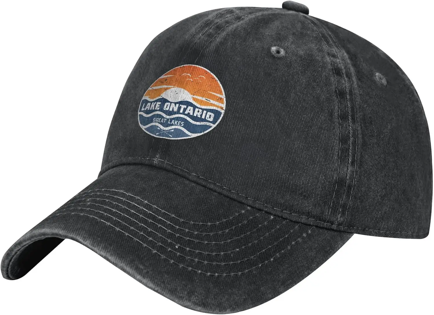 Customization Dad Hat,Just A Girl Who Loves Frogs,Washed Denim Cap Curved Brim Comfort Fit Everyday Wear Hat