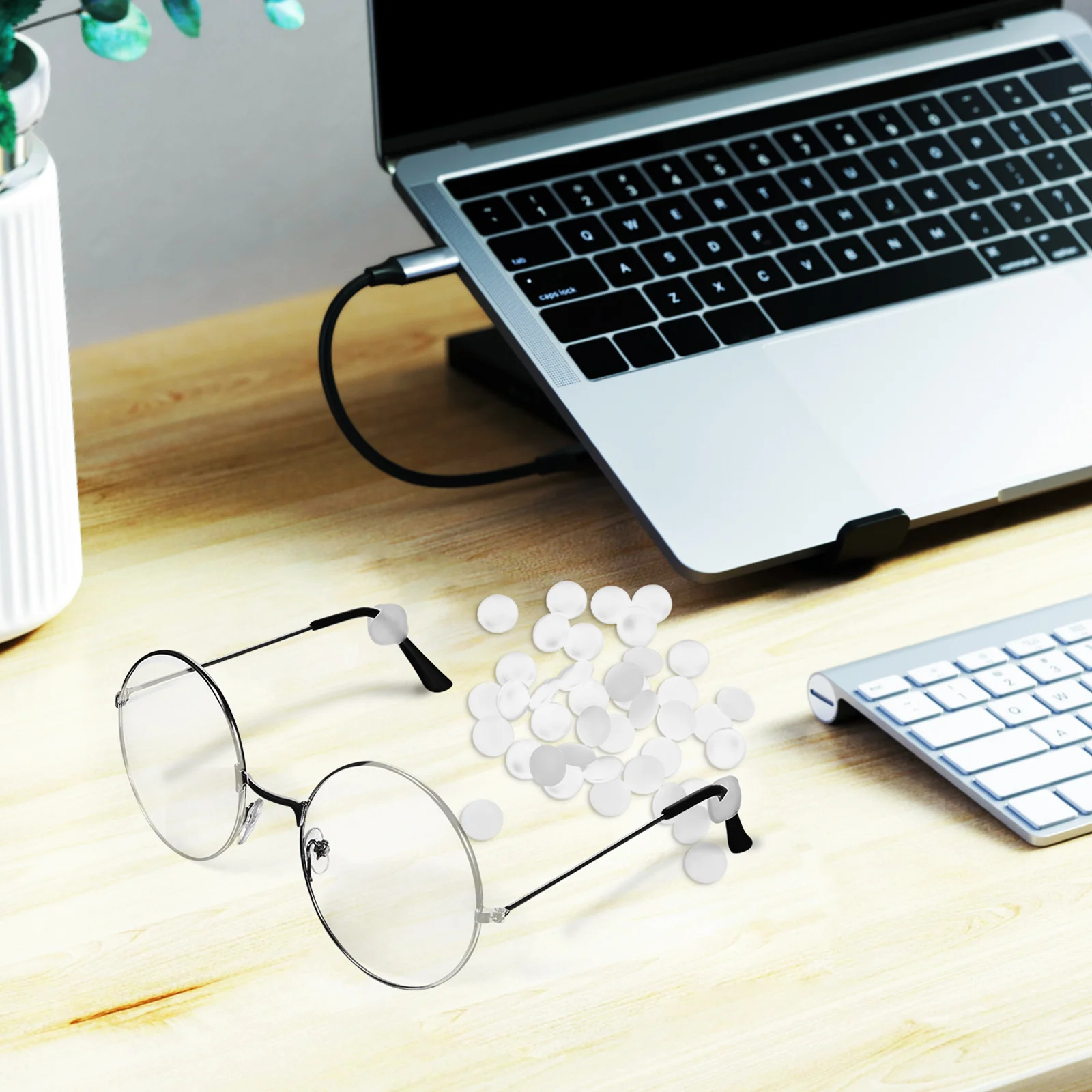 

Silicone Glasses Ear Hooks Anti-Slip Ear Grips For Eyeglasses Retainer Keep Glasses From Sliding Down Nose Comfortable