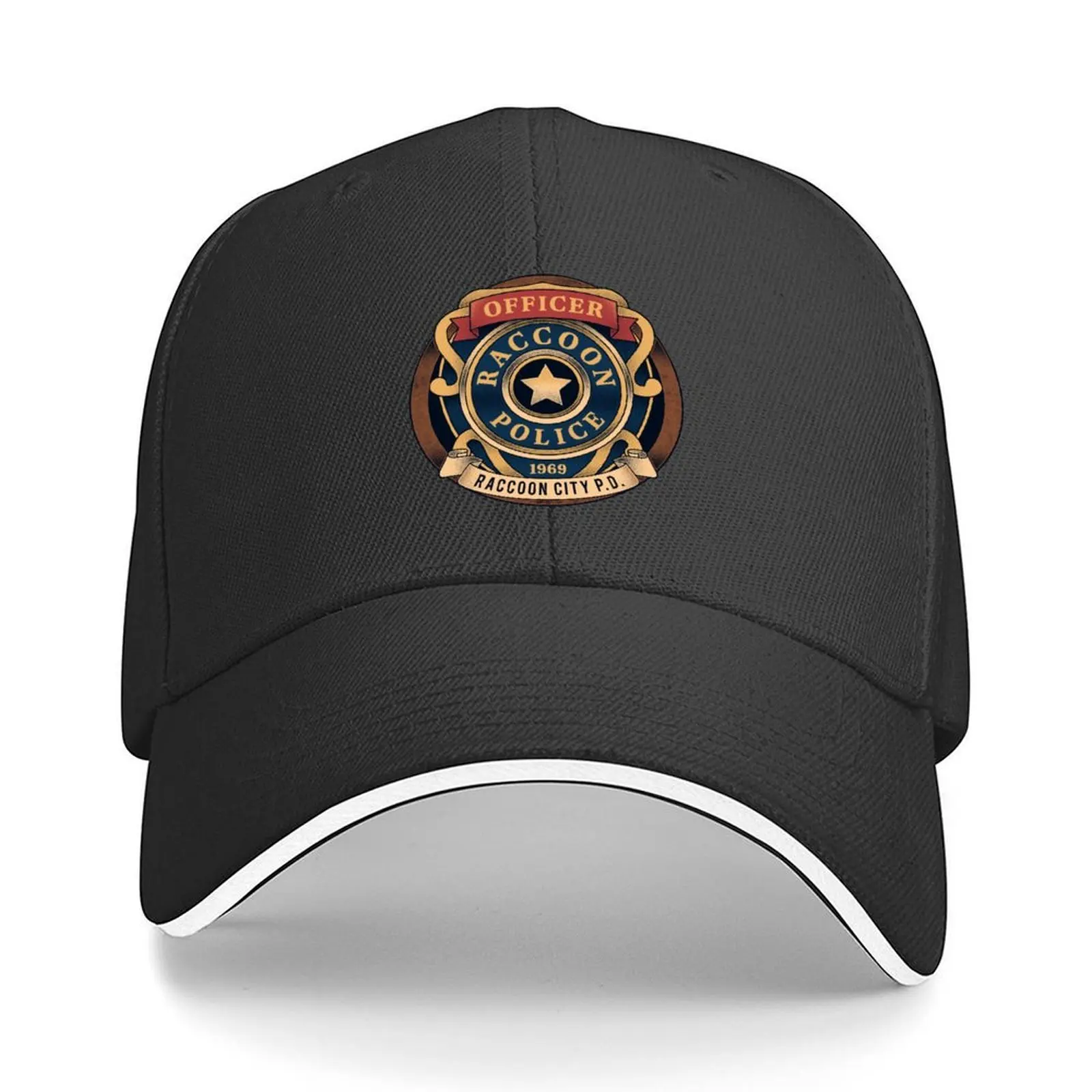 

Raccoon City Police Emblem Baseball Cap Christmas Hat Hip Hop Military Cap Man golf hat genuine Girl Men's